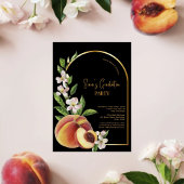 Gouden Retro geïnspireerde foto afstudeerfeest Kaart