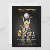 Gouden Retro Let's Get Groovy 60ste Verjaardagsfee Kaart (Voorkant)