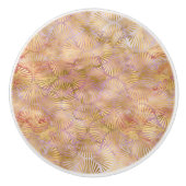 GOUDEN RETRO MARMEREN FAN CUSTOM KERAMISCHE KNOP (Voorkant)