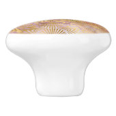 GOUDEN RETRO MARMEREN FAN CUSTOM KERAMISCHE KNOP (Zijkant)