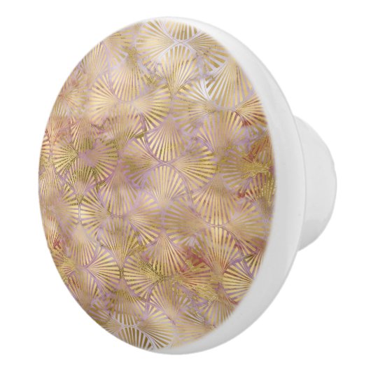 GOUDEN RETRO MARMEREN FAN CUSTOM KERAMISCHE KNOP (Rechts)