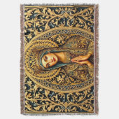 Gouden Reverentie Maagd Maria Deken (Voorkant Verticaal)