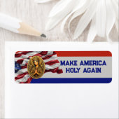 Gouden Reverentie Maagd Maria Etiket (Insitu)