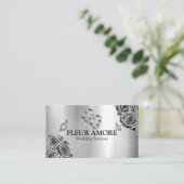 Gouden Ring Planning Design Styling Bruiloft Diens Visitekaartje (Staand voorkant)