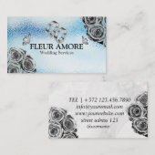 Gouden Ring Planning Design Styling Bruiloft Diens Visitekaartje (Voorkant / Achterkant)