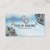 Gouden Ring Planning Design Styling Bruiloft Diens Visitekaartje (Voorkant)