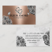 Gouden Ring Planning Design Styling Bruiloft Diens Visitekaartje (Voorkant / Achterkant)