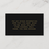 Gouden ringen dank je Social Links waardering Informatiekaartje (Achterkant)