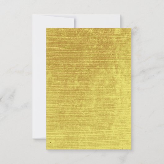 Gouden ringen Elegant bruiloft repetitie diner Kaart (Achterkant)