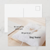 gouden ringen op een vliegende pelagische drager aankondigingskaart (Voorkant / Achterkant)