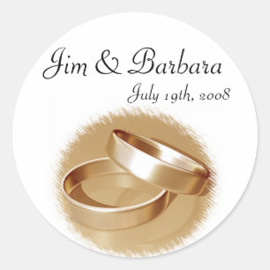 Gouden ringen Stickers