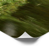 Gouden Rivier Kalme Perfect Poster (Hoek)