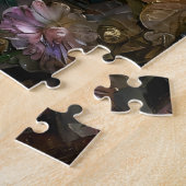 Gouden Robot Hand die Gouden Boom des Levens Vasth Legpuzzel (Zijkant)