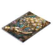 Gouden Robot Hand met Gouden Boom des Levens Notitieboek (Linkerzijde)