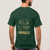 gouden robuuste geek | Circuit Board | Technologie T-shirt (Achterkant)
