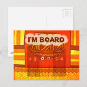 Gouden Rode Afrikaanse Traditionele Kleuren Print Briefkaart (Voorkant / Achterkant)