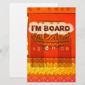 Gouden Rode Afrikaanse Traditionele Kleuren Print Briefpapier (Voorkant / Achterkant)