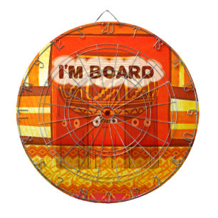 Gouden Rode Afrikaanse Traditionele Kleuren Print Dartbord