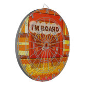 Gouden Rode Afrikaanse Traditionele Kleuren Print Dartbord (Voorkant Links)