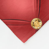 Gouden Rode Baby Fleece Deken (Hoek)