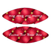 Gouden rode diamant getuft aangepaste tekst Footba American Football (Panelen)