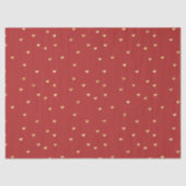 Gouden rode harten tissuepapier (Voorkant)