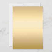 Gouden rode kerstballen zakelijk kerstfeest kaart (Achterkant)