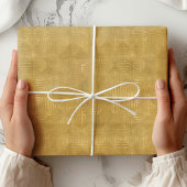 Gouden Rode Kerstbloem Inpakpapier Vel