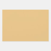 Gouden Rode Kerstplakken Inpakpapier Vel (Voorkant 3)