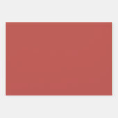 Gouden Rode Kerstplakken Inpakpapier Vel (Voorkant 2)