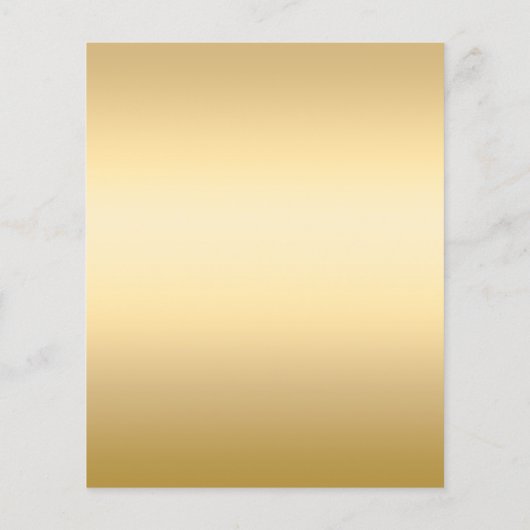 Gouden rode zakelijke kerstfeest uitnodiging (Achterkant)