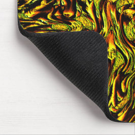 Gouden roestige textuur met donkere strepen en ora muismat