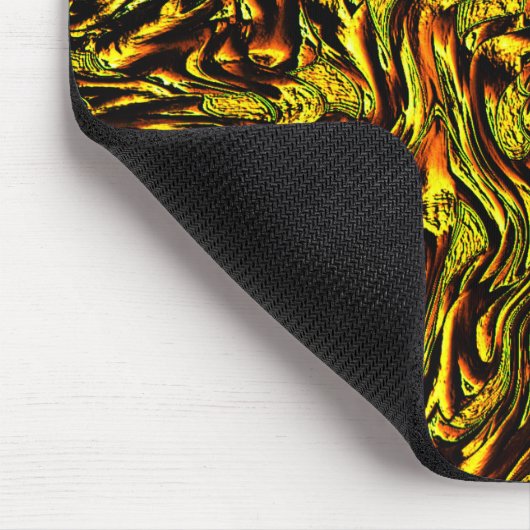 Gouden roestige textuur met donkere strepen en ora muismat (Hoek)