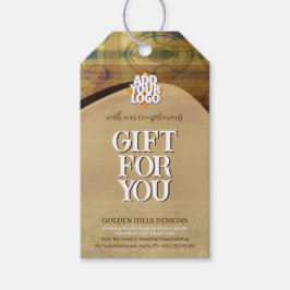 Gouden Rollende Heuvels Cadeaulabel