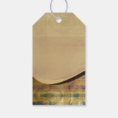 Gouden Rollende Heuvels Cadeaulabel (Achterkant)