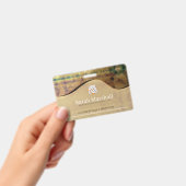 Gouden Rollende Heuvels Naamlabel Badge (Handheld)