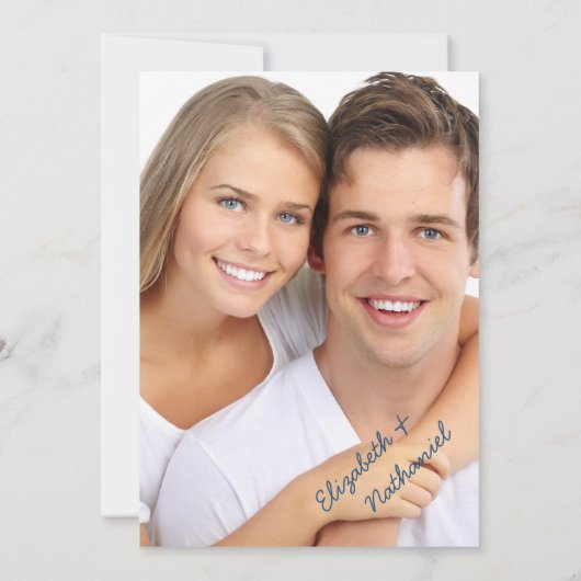 Gouden Romance jaren '20 Art Deco Save the Date (Achterkant)