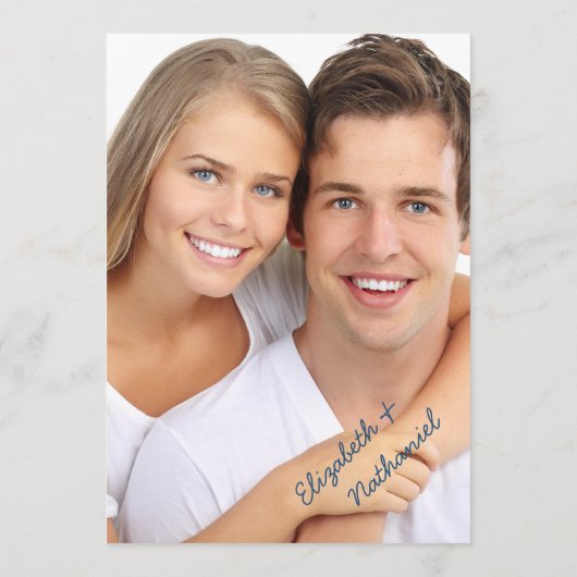 Gouden Romance jaren '20 Art Deco Save the Date (Achterkant)