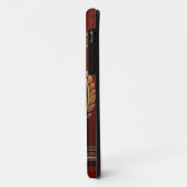 Gouden Romeinse keizerarend boven rood nr. 4 Case-Mate iPhone Case (Achterkant/links)