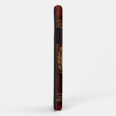 Gouden Romeinse keizerarend boven rood nr. 4 Case-Mate iPhone Case (Achterkant/rechts)