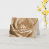 Gouden Roos 50 jaar Kaart (Gele Bloem)