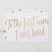 Gouden Roos "Aan de eerste man van wie ik ooit heb Kaart (Voorkant / Achterkant)