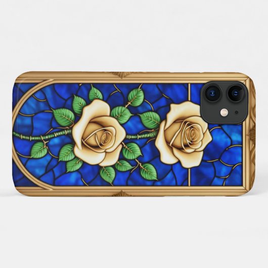 gouden Roos artwork Case-Mate iPhone Case (Achterkant (horizontaal))