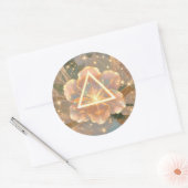 Gouden Roos Delta 7 | Heilige Geometrie Sticker (Envelop)