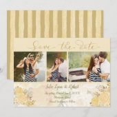 Gouden Roos Foto Save the Date (Voorkant / Achterkant)