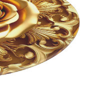 Gouden Roos Frame Luxe Keuken Stijl Snijplank (Hoek)