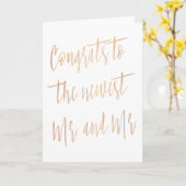 Gouden Roos "Gefeliciteerd met het nieuws meneer e Kaart (Gele Bloem)