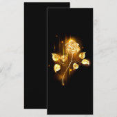 Gouden roos ( goud roos ) aankondiging (Voorkant / Achterkant)