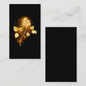 Gouden roos ( goud roos ) advieskaart (Voorkant / Achterkant)