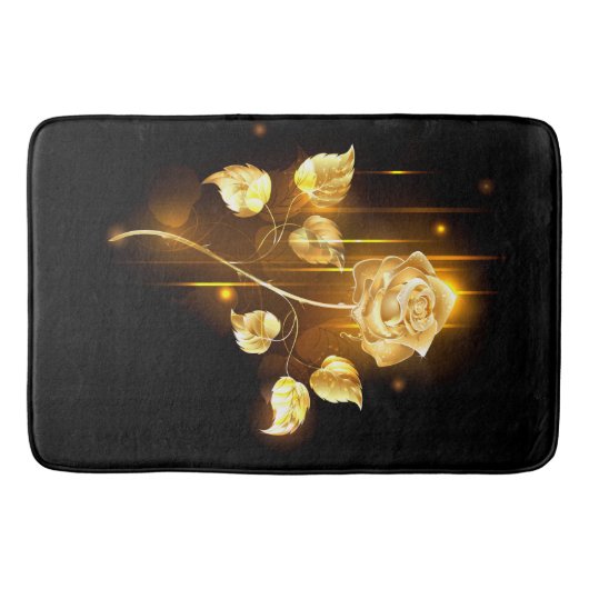 Gouden roos ( goud roos ) badmat (Voorkant)